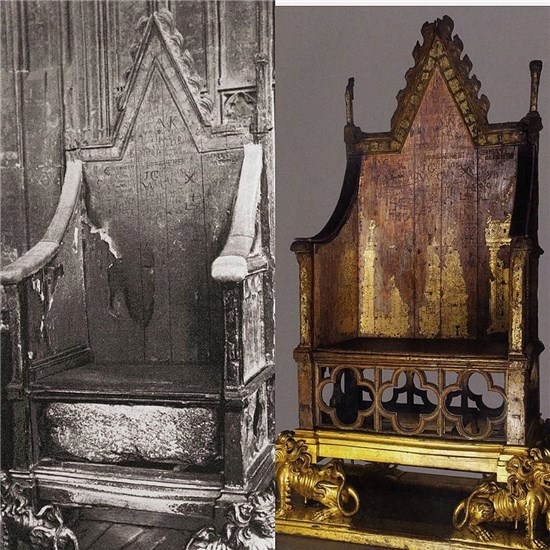 the throne of the kings of England